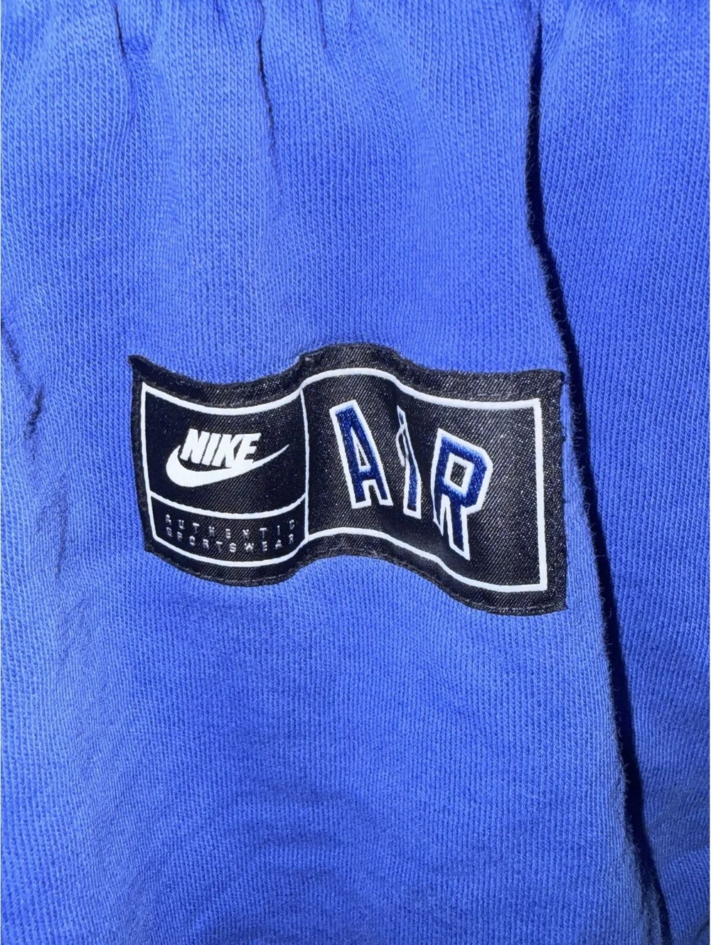 Nike Air Blue Athletic Shorts with White Trim